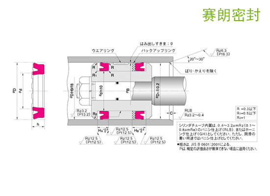 OUIS型活塞密封