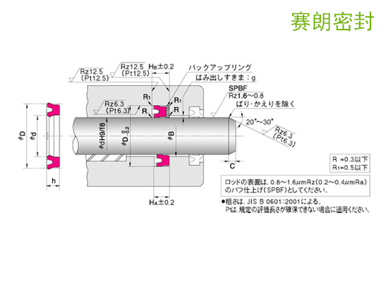 NOK-IUH型活塞杆密封_NOK密封件