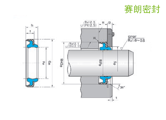 NOK-DKBI型防尘密封件_铁壳防尘圈